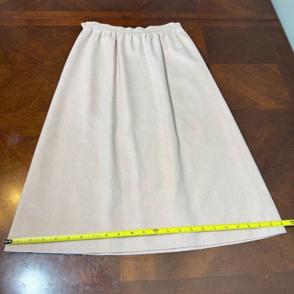 vintage 80''s Evan-Picone Womens Skirt Pink wool Silk Blend sz Small - Picture 6 of 9